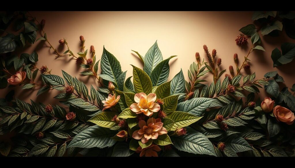 Botanical wall art centered image